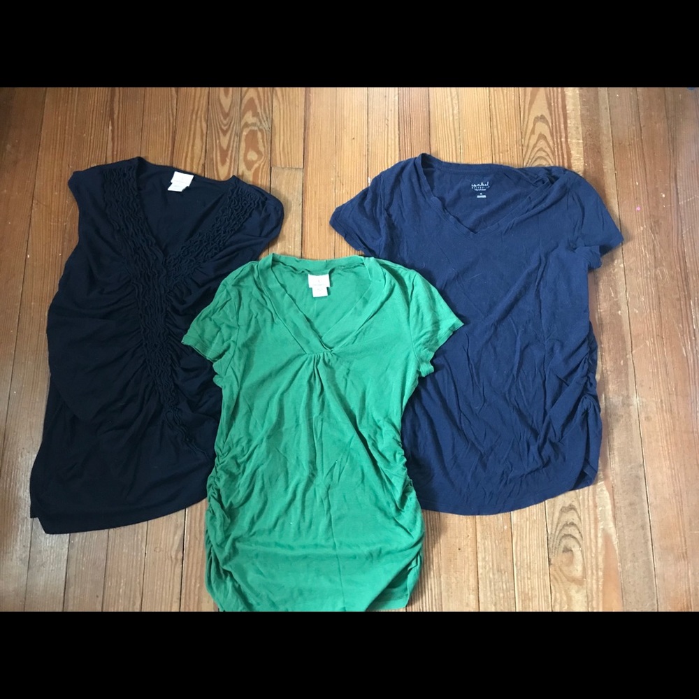 3 maternity shirts